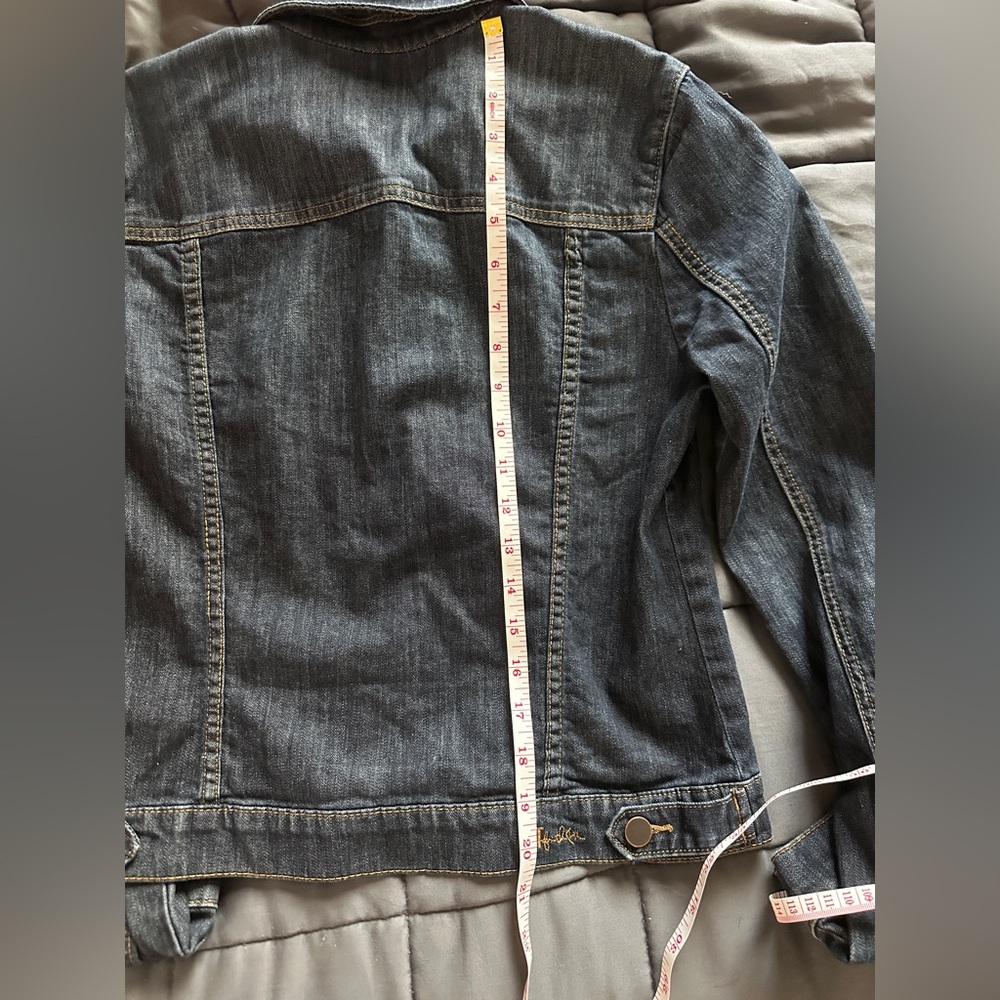 KUT from the Kloth | Cropped & Fitted Denim Jacket | M - Picture 10 of 12